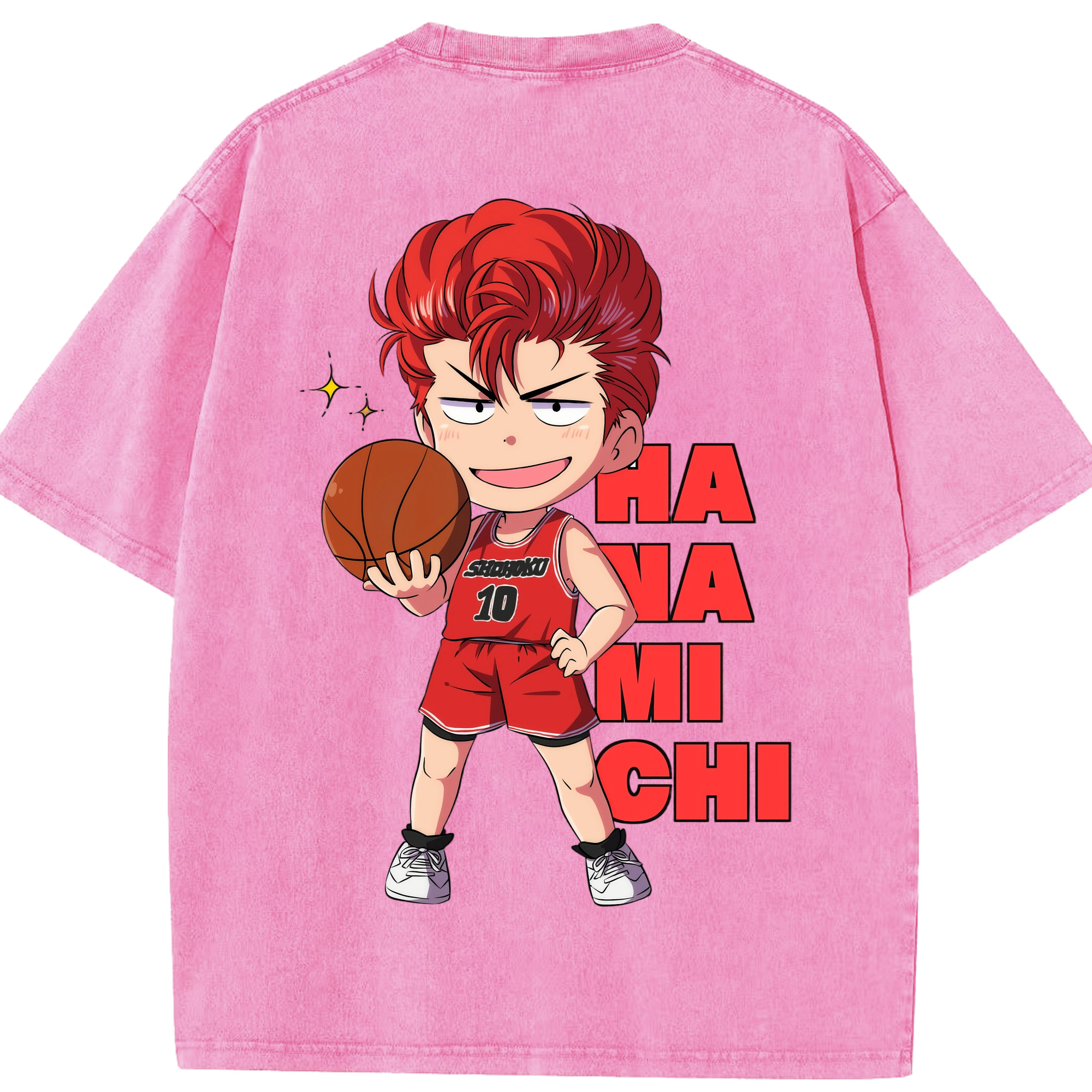 （画像用） SLAM DUNK／スラムダンク 綿100% ヴィンテージ風 半袖Tシャツ（背面プリント）